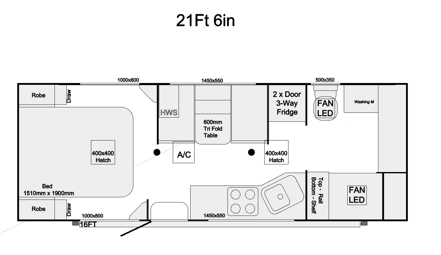 21ft 6in large ensuite